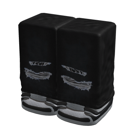 Blocky Ripped Jeans with Jordons