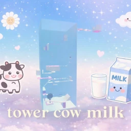 Tower cow milk  icon
