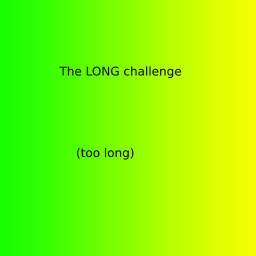 the longest challenge