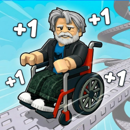 +1 Speed On A Wheelchair icon