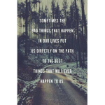 Life won’t always work out...
