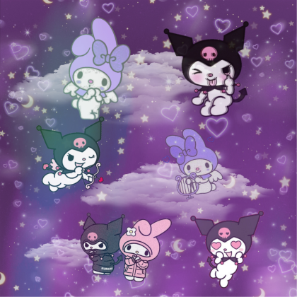 Kuromi + Melody Skybox