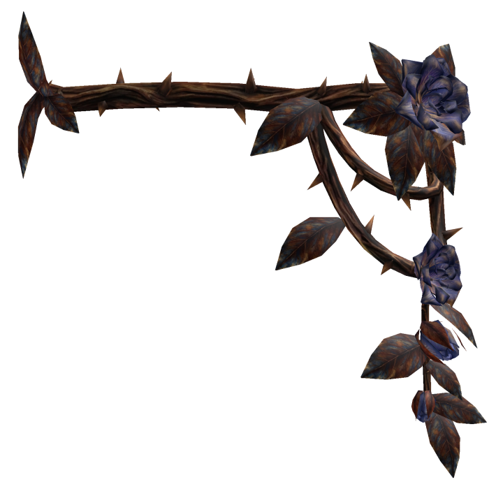 Rose Thorn Vine Waist - Brown & Blue