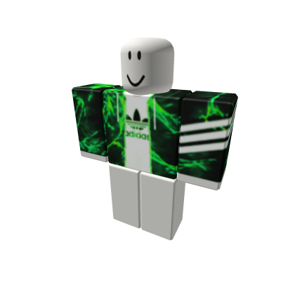 Green Electro Adidas Hoodie Shirt Roblox