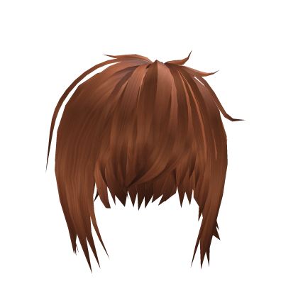 disheveled short hair orange niche\moe