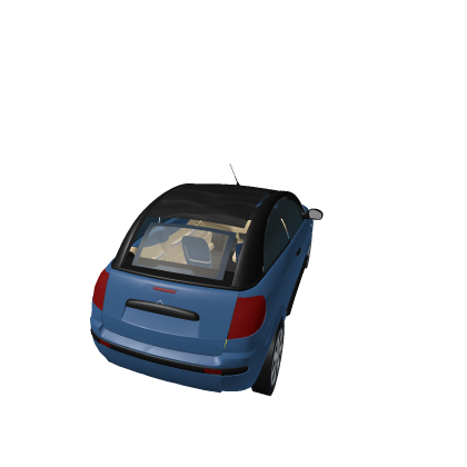 Bad citroen c3 pluriel (no chasis)