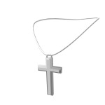Silver Cross Necklace 3.0