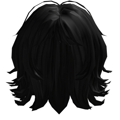 Cute Black Girly Hair Roblox item
