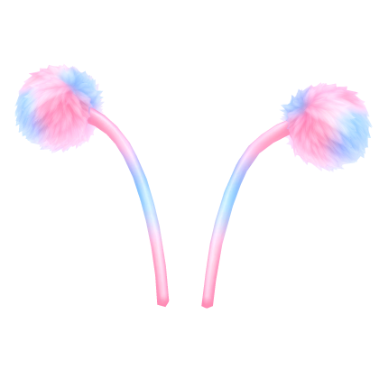 Pastel Fluffy Pom-Pom Antennae