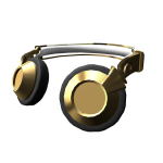 ✅ Gold Headphones