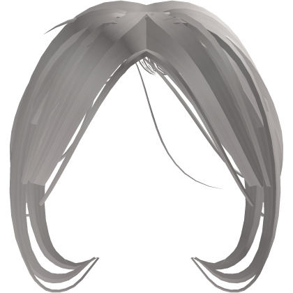 Ash Blonde Messy Bangs w/ Edges