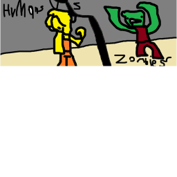 Cavemen vs zombies