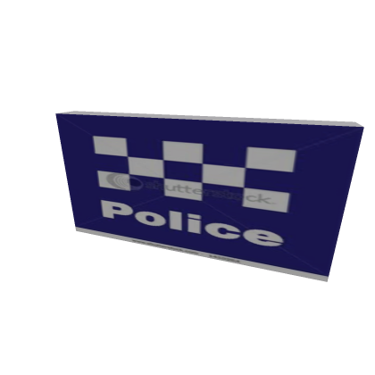 Police sign