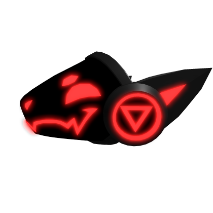 Emissive Protogen Visor | Red/Black VAR1