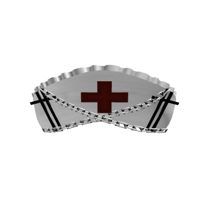 Gothic Nurse Hat White