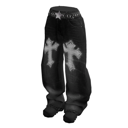 Designer Cross Jeans + belt