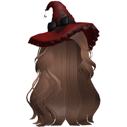 Halloween Side Swept Witch Hair (Brown)