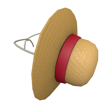 Anime Pirate Straw Hat on Back Roblox item