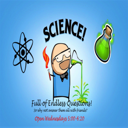 Science poster for game I made Roblox decal