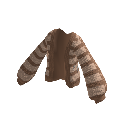 Oversized Brown / Light Brown Y2k Sweater