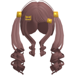 Red Velvet Waffle Pigtail Curls