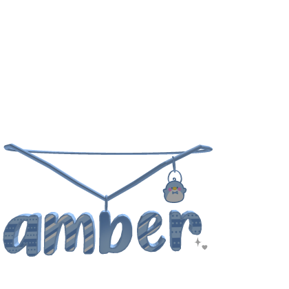 amber || 1.0 necklace || /frogify Roblox item