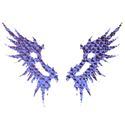 Animated Galaxy Gradient Angel Wings