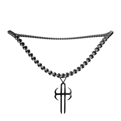 Y2K Cross Necklace 1.0 | Roblox Item - Rolimon's