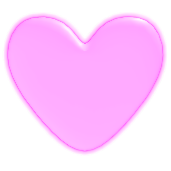 Glowing Floating Head Heart