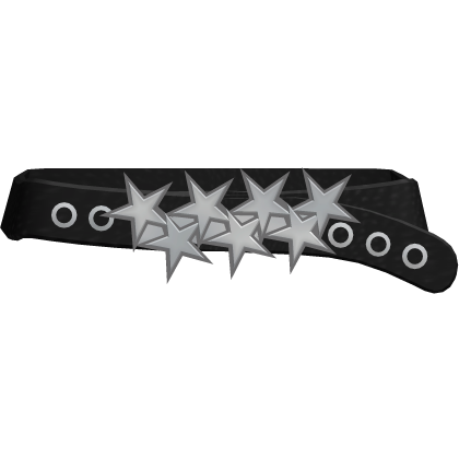 Y2k Star Emo Belt Black - 3.0