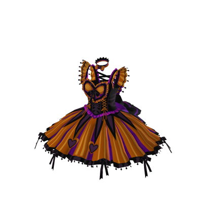 Halloween color-block dress thumbnail