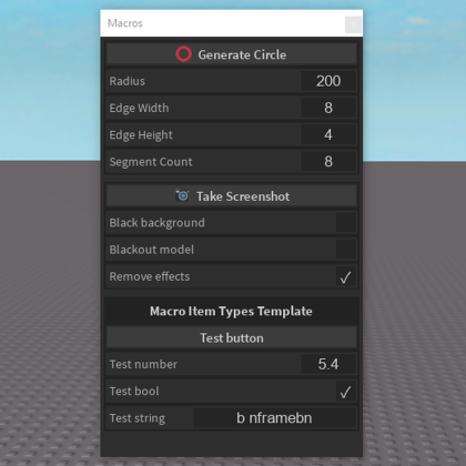 Macro Manager
