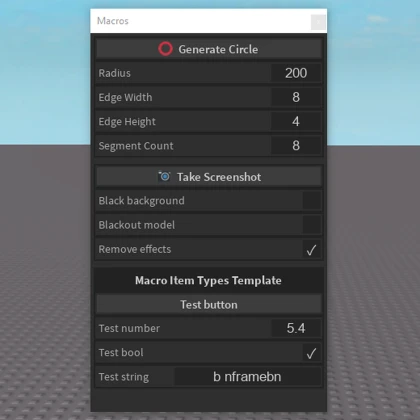 Macro Manager