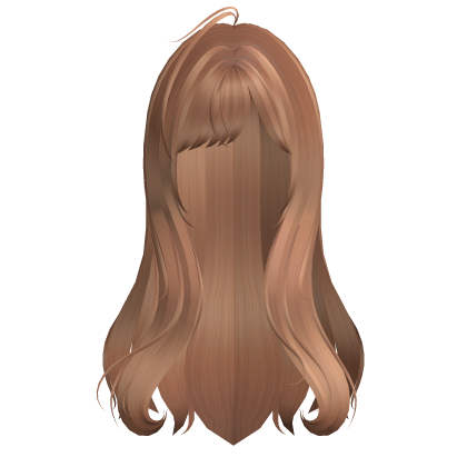 Ginger Long Cute Anime Hair Roblox item