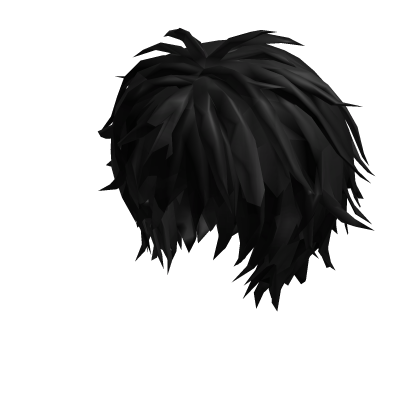 Messy Emo Black Hair Roblox item