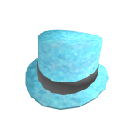 Sky Blue Sparkle Time Top Hat
