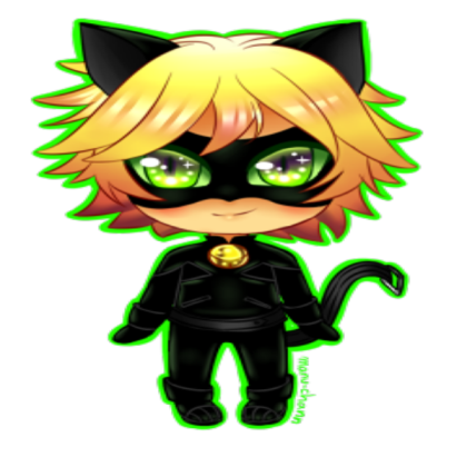 Chibi chat noir Roblox decal
