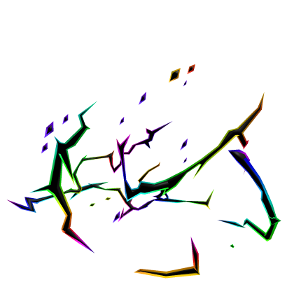 Rainbow Thunder Aura - Waist