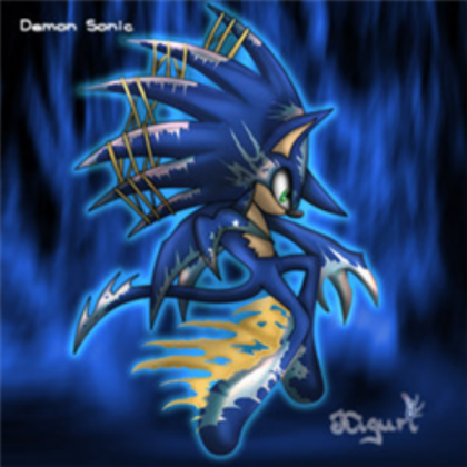 Demon Sonic Roblox decal