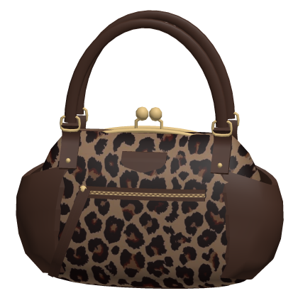 Cute Brown Leopard Handbag Shoulder Bag