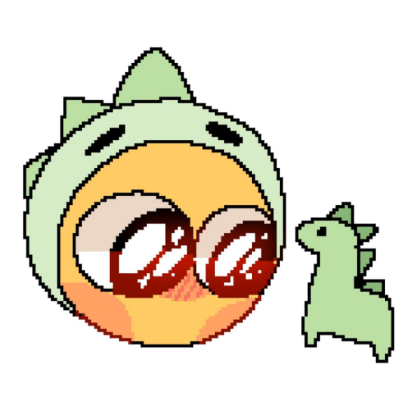 Cursed emoji with Dino suit & plush Roblox decal