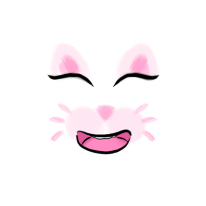 Cat Face Paint Roblox decal