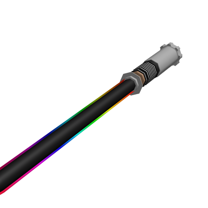 Holdable Cartoony Rainbow Light Sword