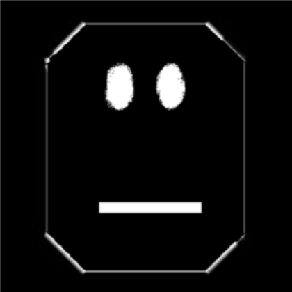 Slenderman face (not rly but ok) Roblox decal