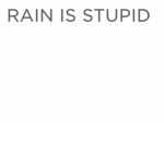 RAIN IS STUPID