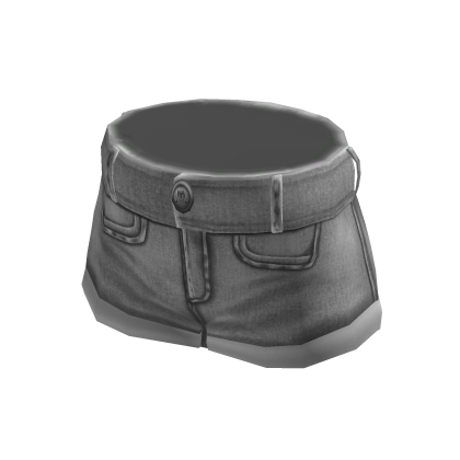 Short Jean Shorts - Grey thumbnail