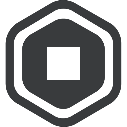 Robux Icon Grey Roblox decal