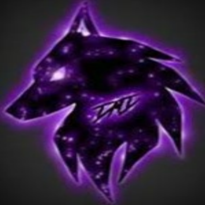 purple shadow wolf Roblox decal