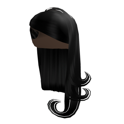 Curled Sidepart [Black]