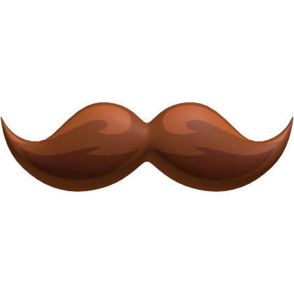 Ginger Mustache Cute Nerdy Fancy Moustache Roblox item